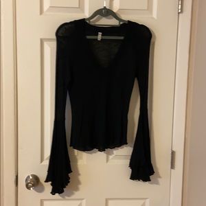 Free people bell sleeve top